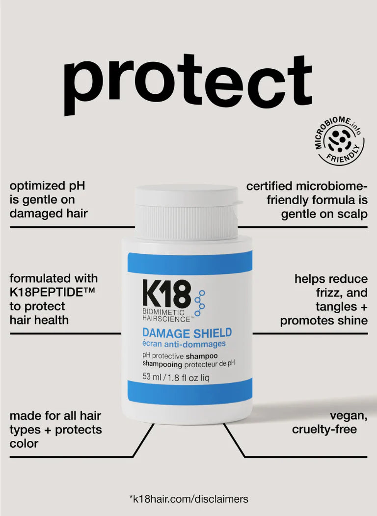 Alternative view of mini DAMAGE SHIELD protective shampoo 1.8oz