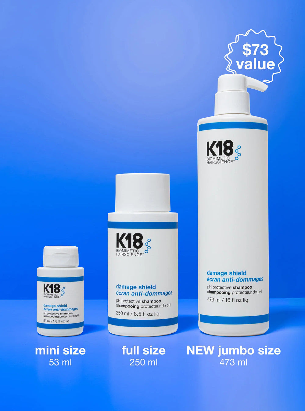Alternative view of Jumbo DAMAGE SHIELD protective shampoo