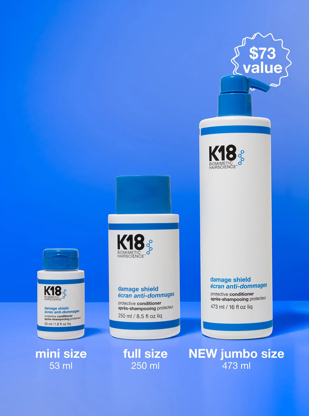 Alternative view of Jumbo DAMAGE SHIELD protective conditioner